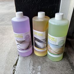 Pressure washing liquids