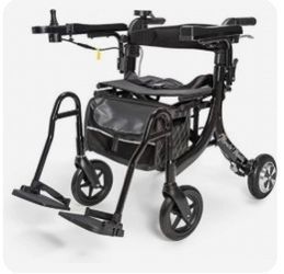 Miracle Mobility 4N1 Ultra Light Weight Folding Electric Wheelchair & Walker