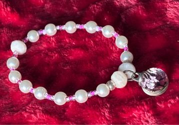Handmade Cherry Blossom Bracelet