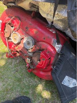 Toro deck hood and tranny