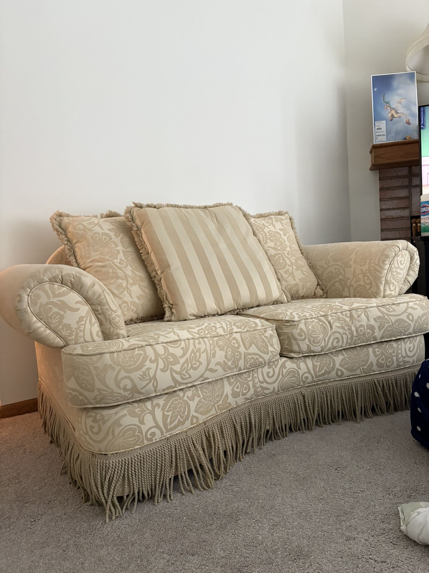 Couch Sofa Set (2) Large & Small