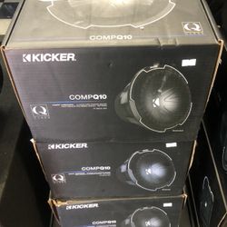 Kicker CompQ 10 On Sale Today For 229.99