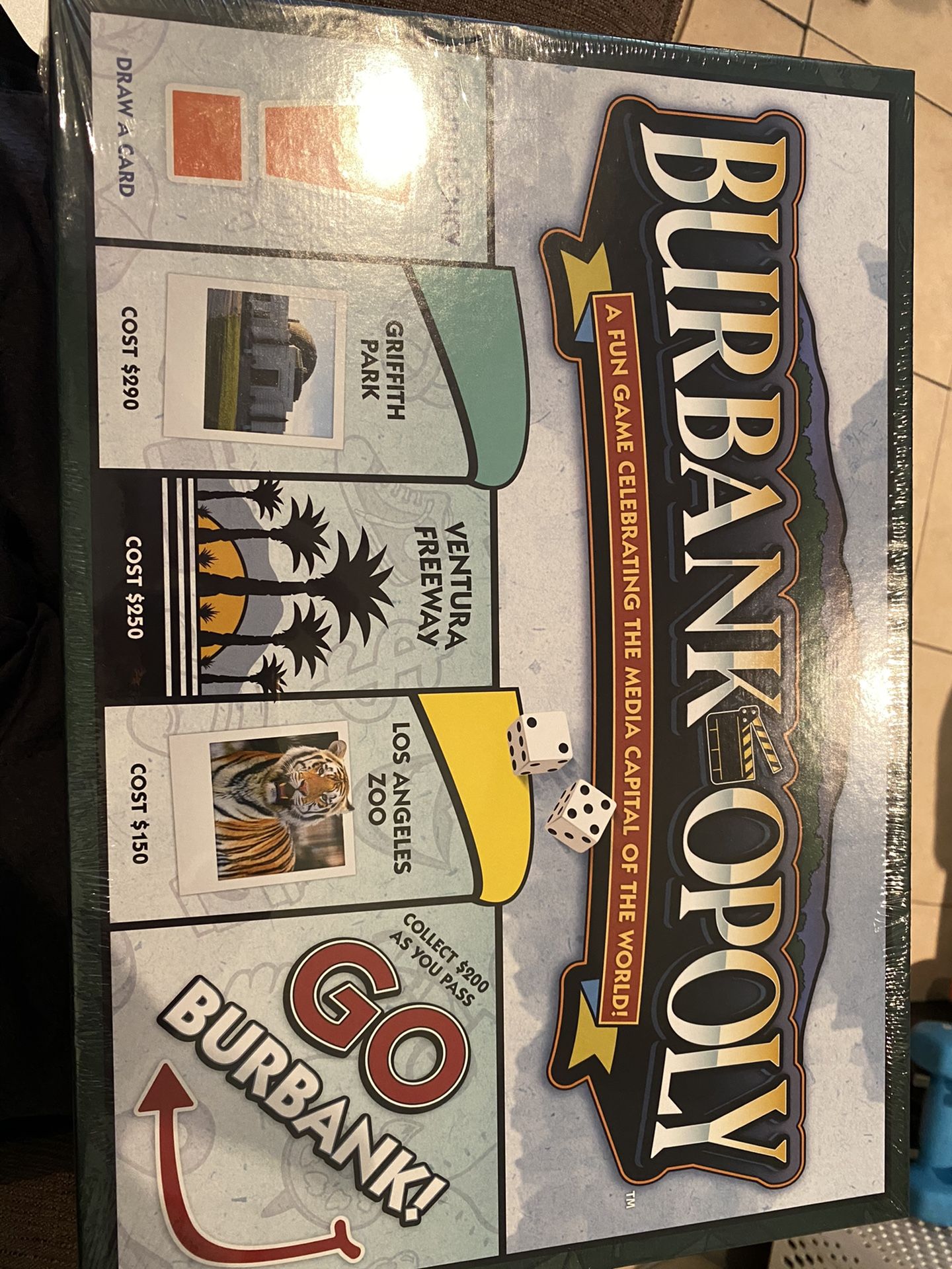 Monopoly - Burbank California edition.