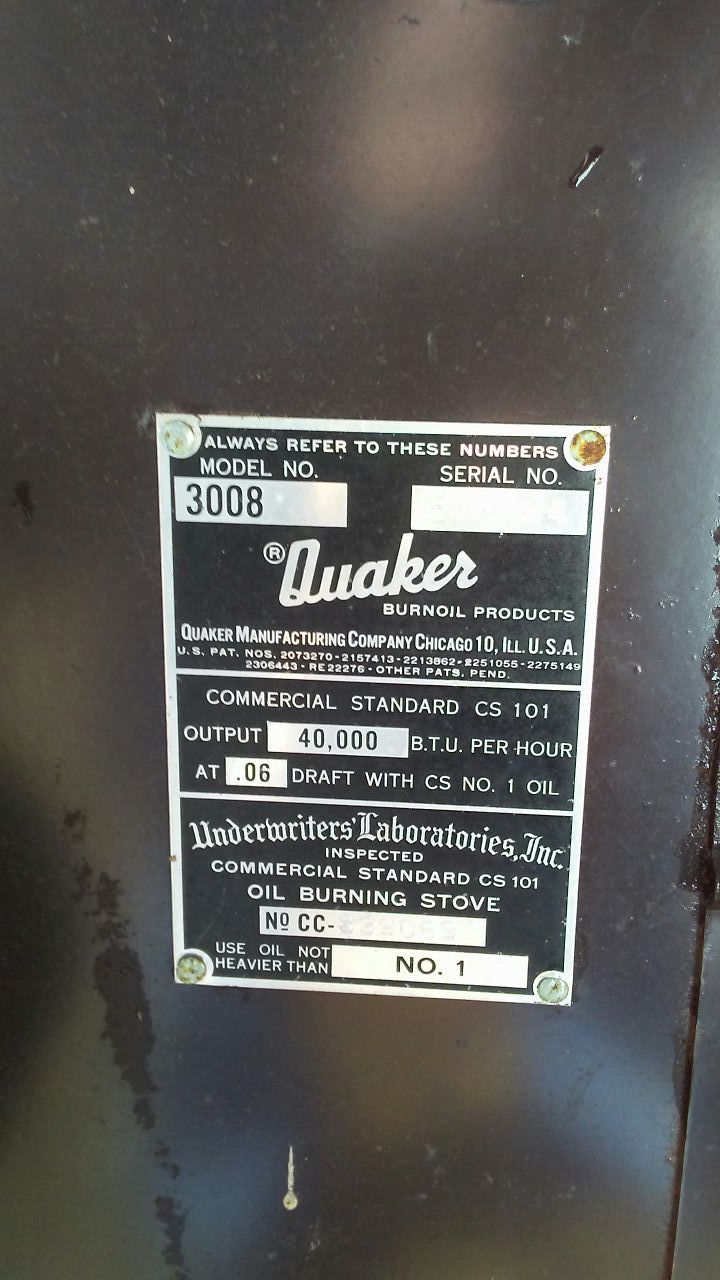 Vintage quaker oil heater for Sale in Anderson, SC - OfferUp