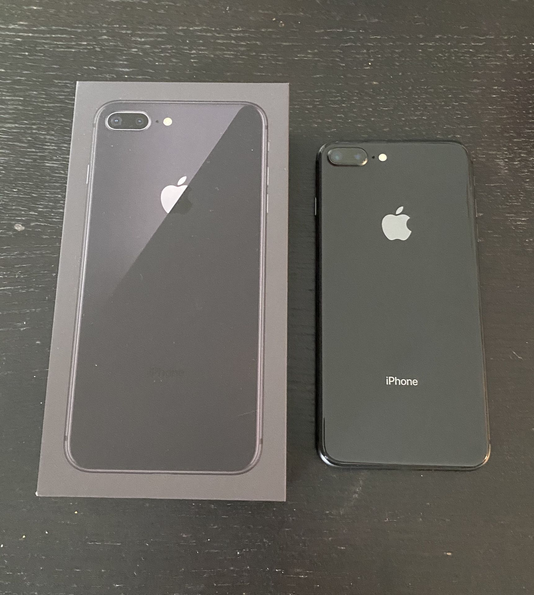 iPhone 8 Plus with clear case