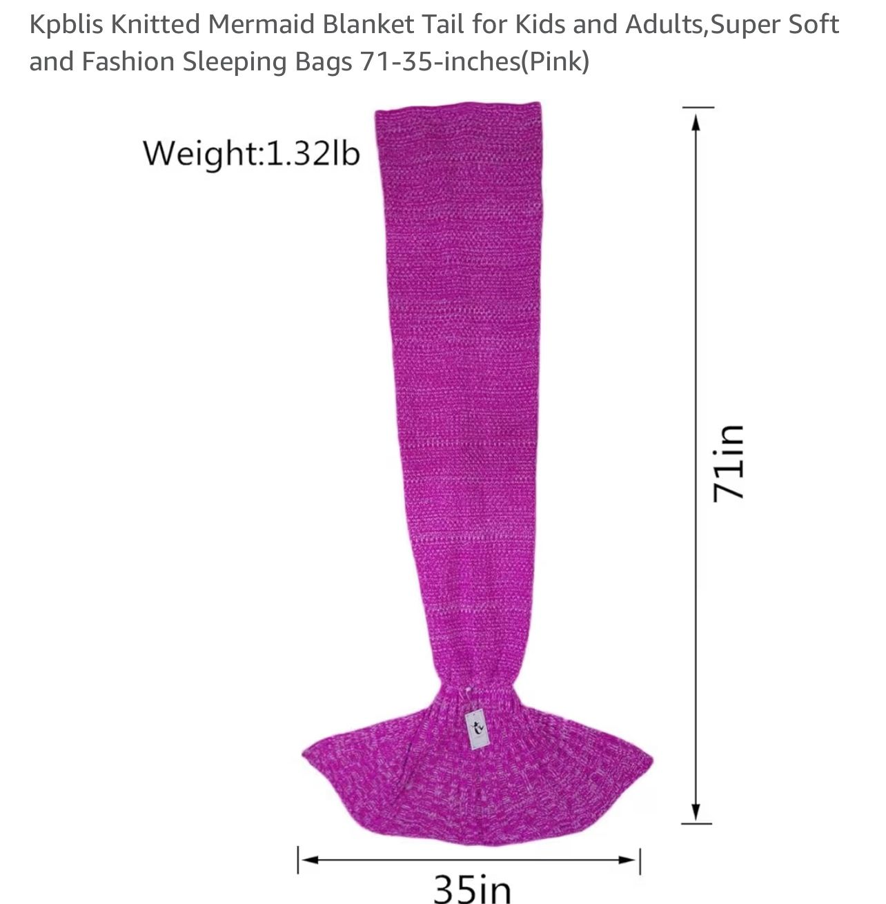 Mermaid Tail Blanket