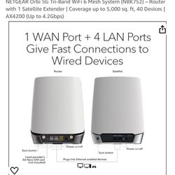 Nergear Orbi - WiFi 6  5G