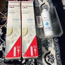 Two Frigidaire Water Filter And One Lg Water Filter Brand New