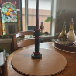 Made In Sweden Wooden Christmas Candle Holder 