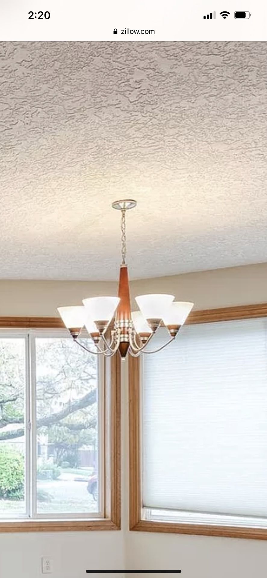 DINING ROOM LAMP CHANDELIER - $50