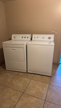 Washer and dryer kenmore