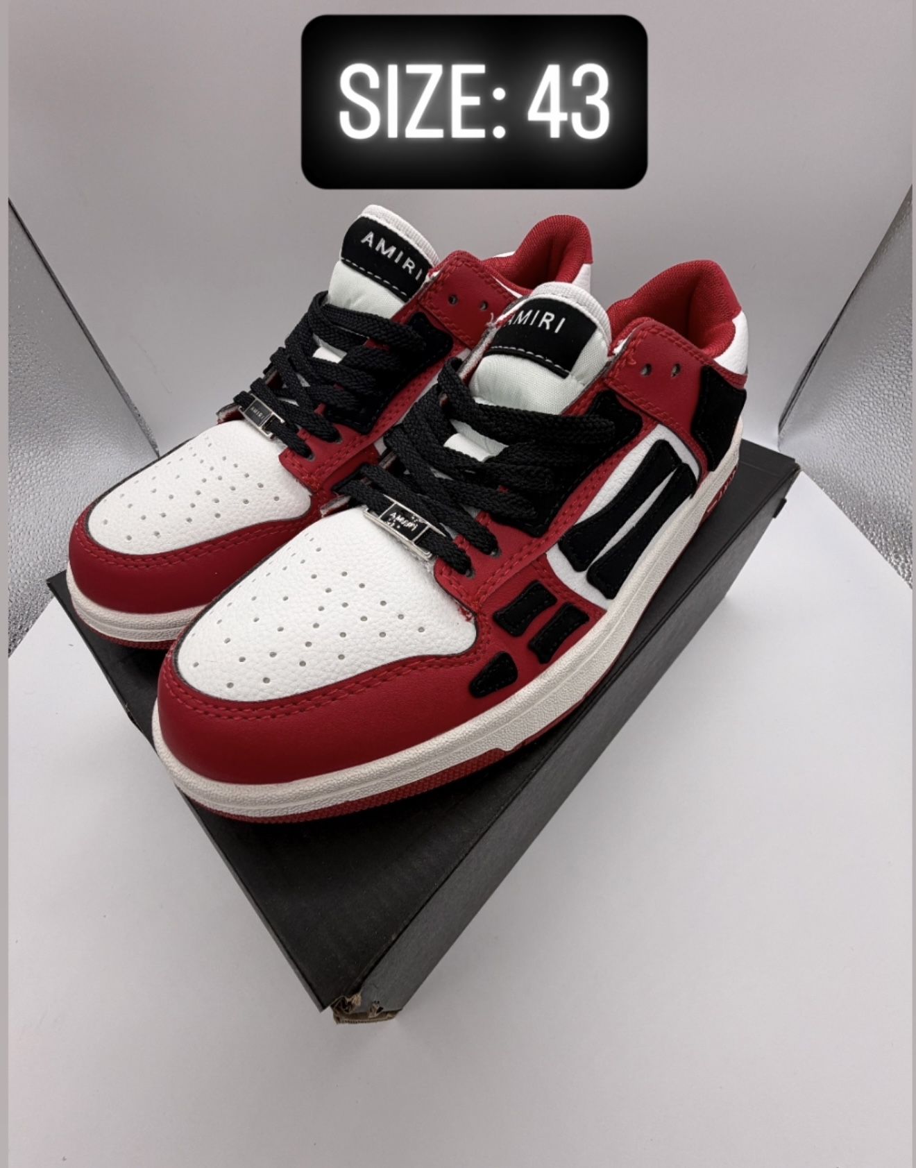 Amiri Skeleton Low Tops