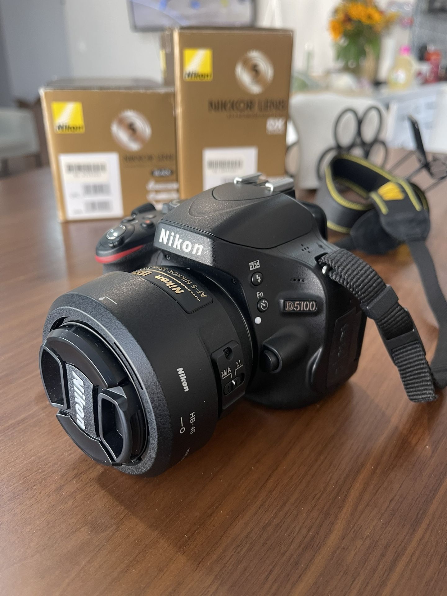 Nikon D5100 w/3x Lenses