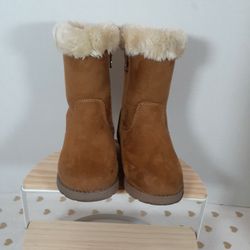 Cat & Jack Camel Suede Toddler Boots