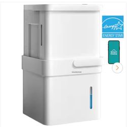 Midea 50 pt. Smart CUBE Dehumidifier with Pump up to 4500 sq. ft. ENERGY STAR, 3X More Water Capacity, Wi-Fi Enabled in White