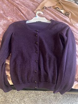Talbolts purple sweater size small