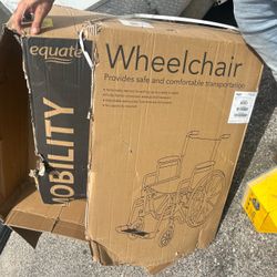 Equate Folding Wheelchair in Box