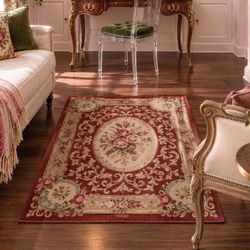 Antique Handmade Knitted Rug Carpet Tapestry Vintage 