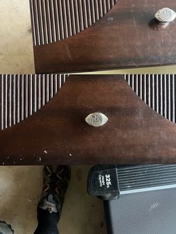 Full size bed and dresser set- new box spring included