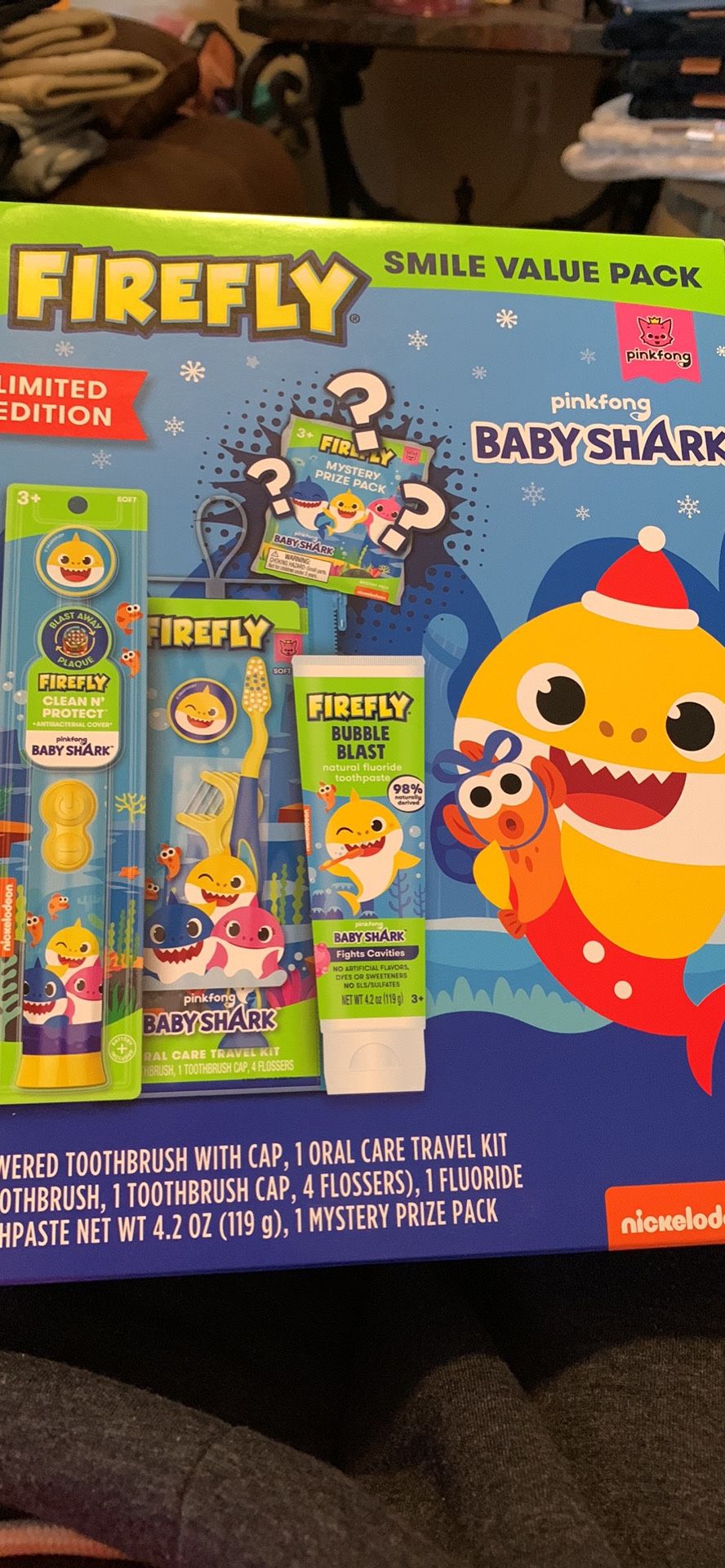 Firefly Baby Shark Toothpaste Kit 6.00 each 