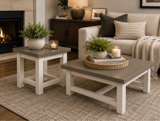 Indoor or outdoor matching tables