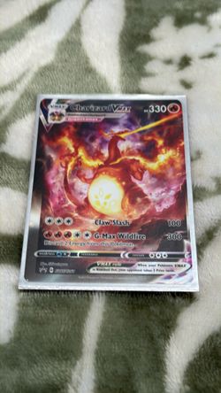 Pokemon card charizard vmax