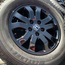 Rims&tires 16” Honda CR-V Gloss Black 