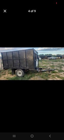 Heavy duty dump trailer