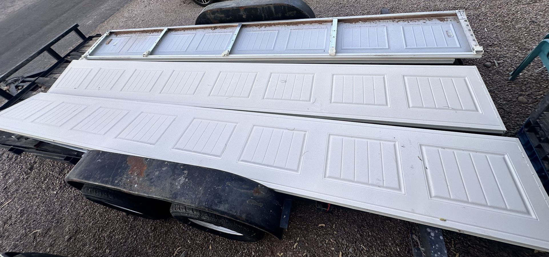 Used 4 Panel Garage Door With Opener