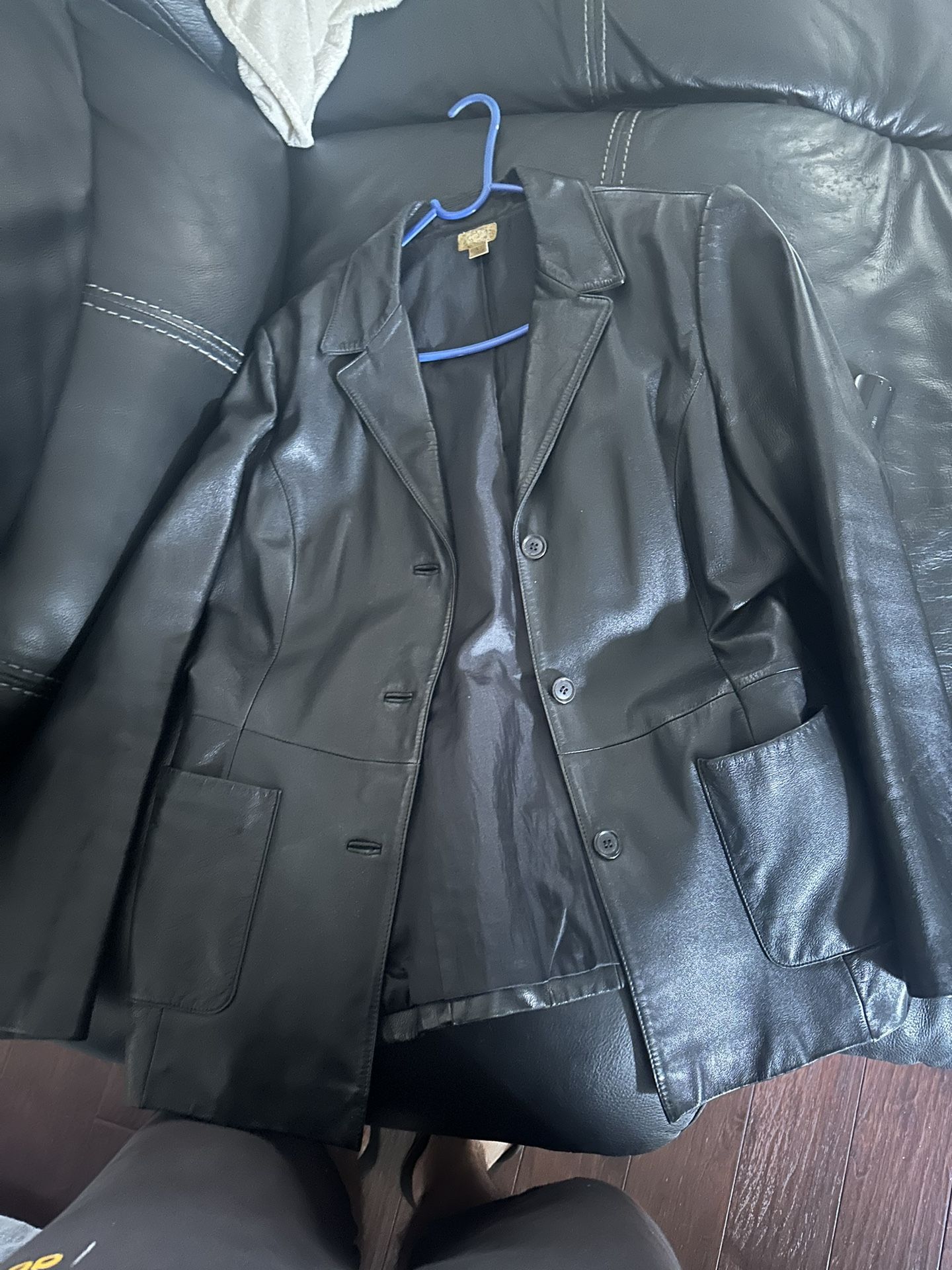 Leather Jacket Large Size