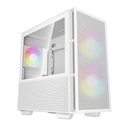 Brand New In Box DeepCool CH360 WH MATX Airflow Case, 2x Fans