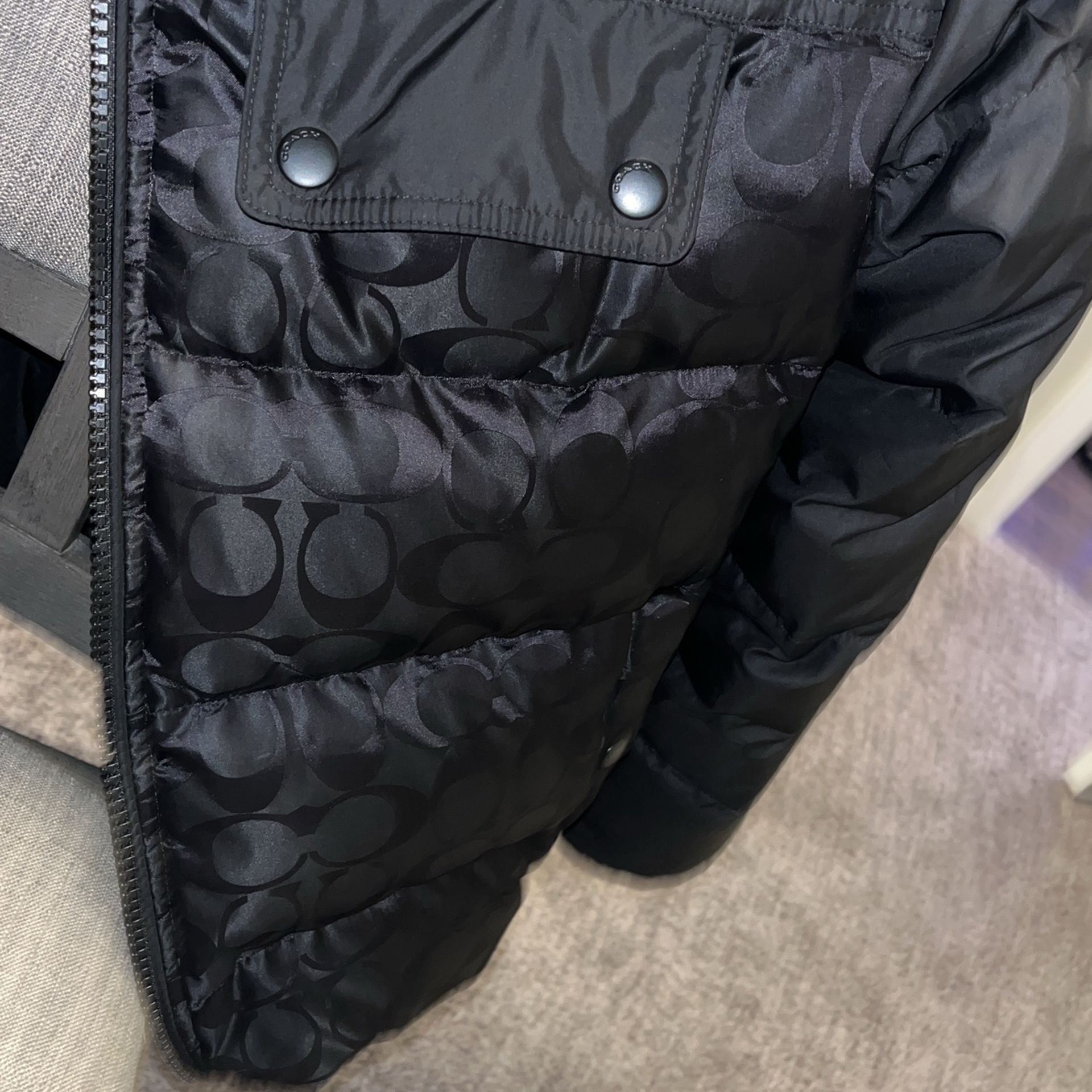 coach puffer jacket