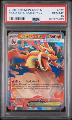Mega Charizard Y Ex #022 PSA 10