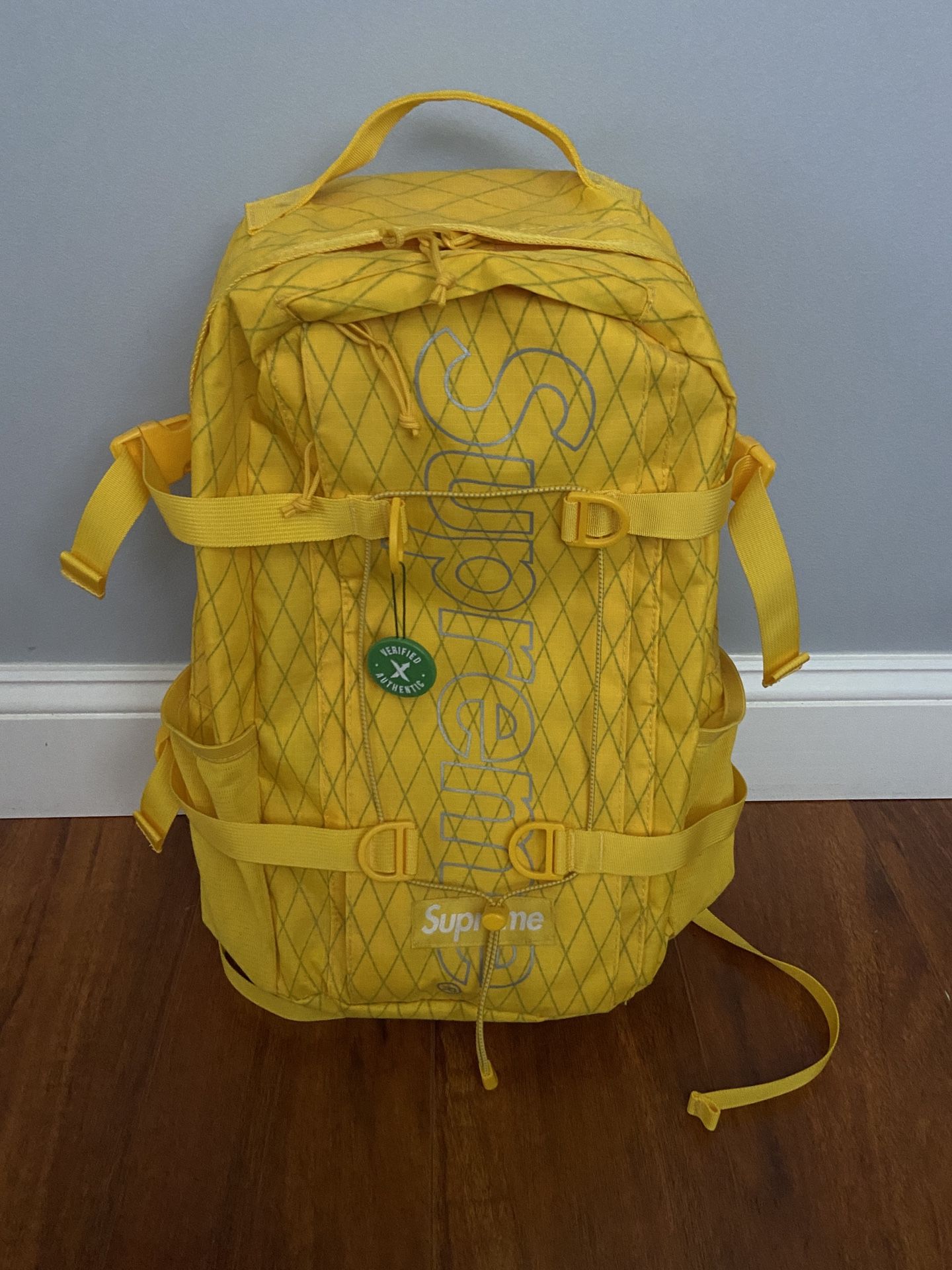 Yellow Supreme Backpack FW18