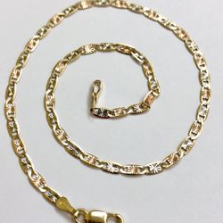 Solid Valentino 3color ANKLET 14K FINE JEWELRY REAL GOLD.