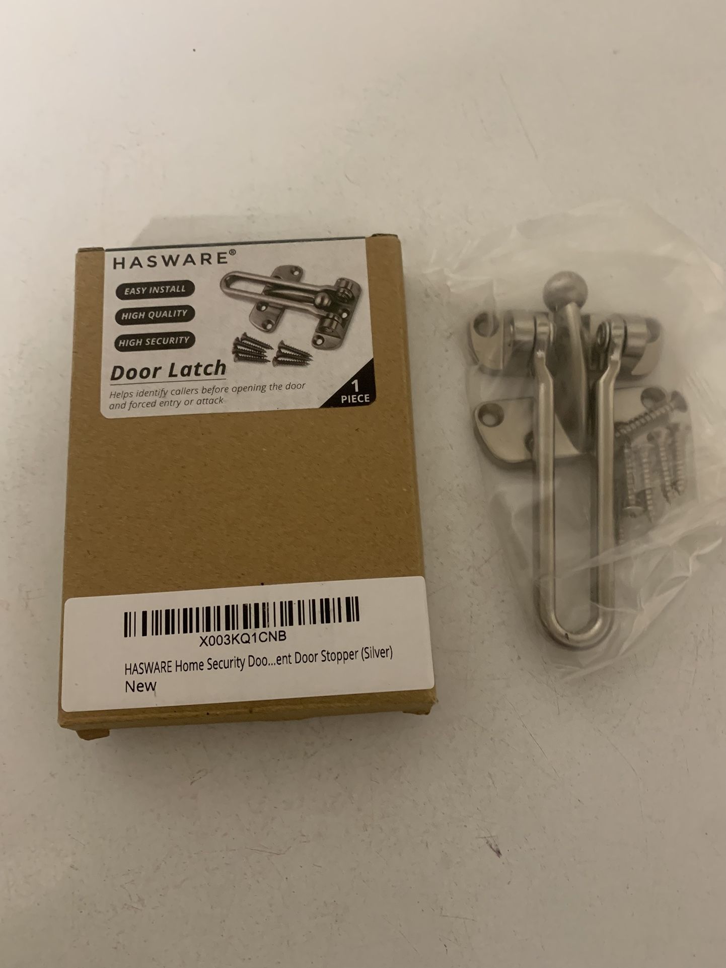 New Silver Door Latch