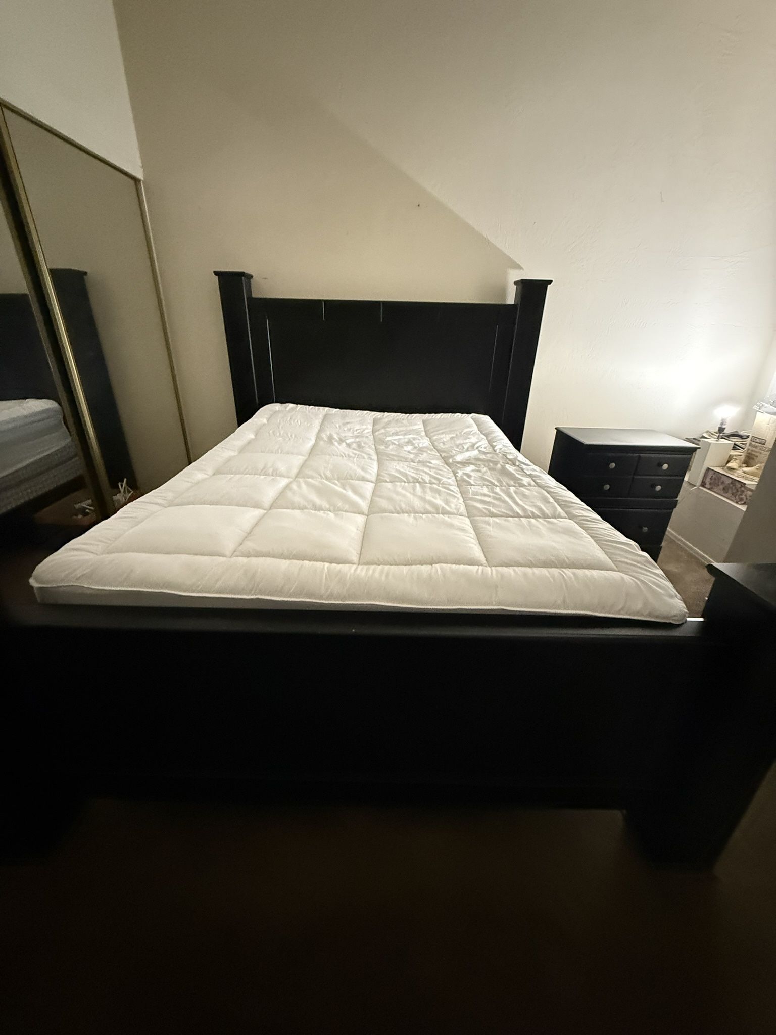 Queen Size Bedroom Set And Bedding Sold Separately