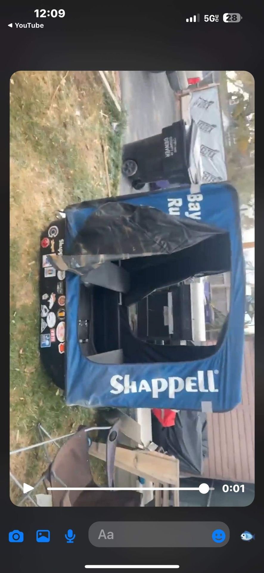 Shappell Bay Runner Fold Up Ice Tent/sled for Sale in Denver, CO - OfferUp