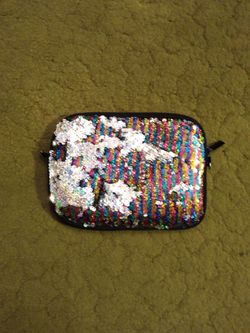Sequin tablet case