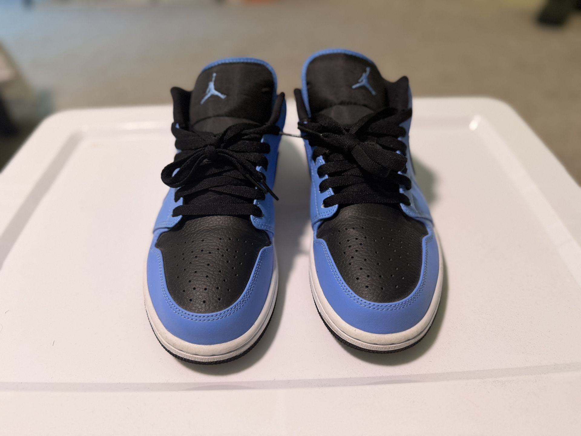 University Blue Black Jordan One Low