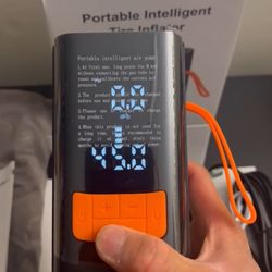 Tire Inflator Portable Air Compressor, 5X Faster Portable Air Pump for Car Tires with 25000mAh Battery, 180PSI Cordless Air Pump with Digital Pressure