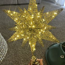 Led Star Champagne Color 
