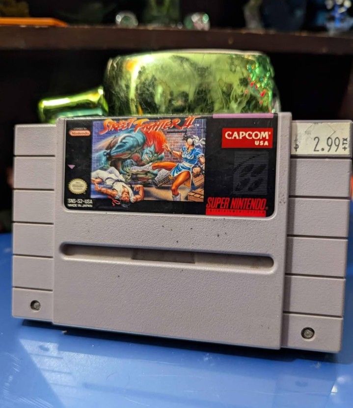 Street Fighter II Super Nintendo SNES 