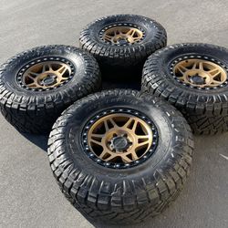 Ford Raptor F150 Method 17” Bronze Wheels And 35” Nitto RideGrappler Tires