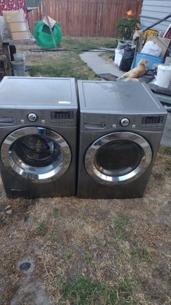 Electric Washing machine and gas dryer