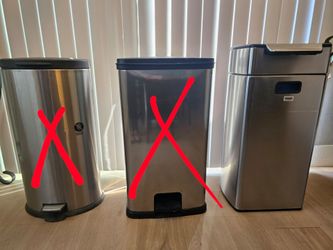 trash cans $30 each