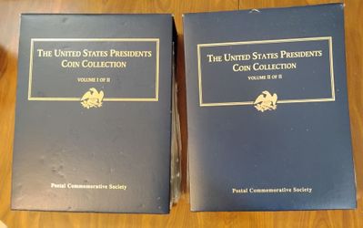 The United States President's Coins & stamps Collection Vol. 1 & 2