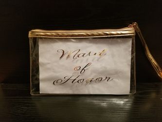 Clear Bridal Party Cosmetic Bag