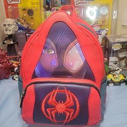 Loungefly Disney : Miles Morales Across the Spiderverse Lenticular Mini Backpack