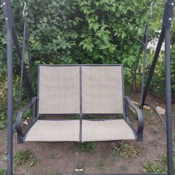 Outdoor Patio 2 Person Wicker Porch Swing PU Oakbrook Loc Del Avl 708943QKTS (7587) 🙂❤️🇺🇲🛐✝️